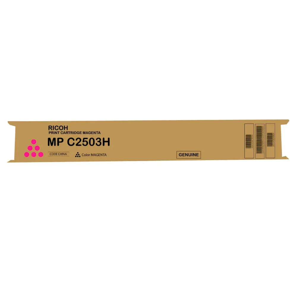 Toner-Ricoh-841920-Magenta-MPC-2503-Compatible-9500-Paginas Toner Ricoh MP C2503H Magenta Original - Imagen 1
