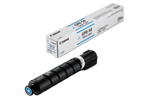 58-cyan-600x400 GPR-58 Cyan Toner Canon Original - Imagen 1